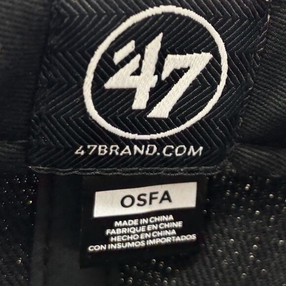 47 Brand Ohio State Buckeyes Hat OSFA Adjustable Black NCAA National Champions - Picture 8 of 9